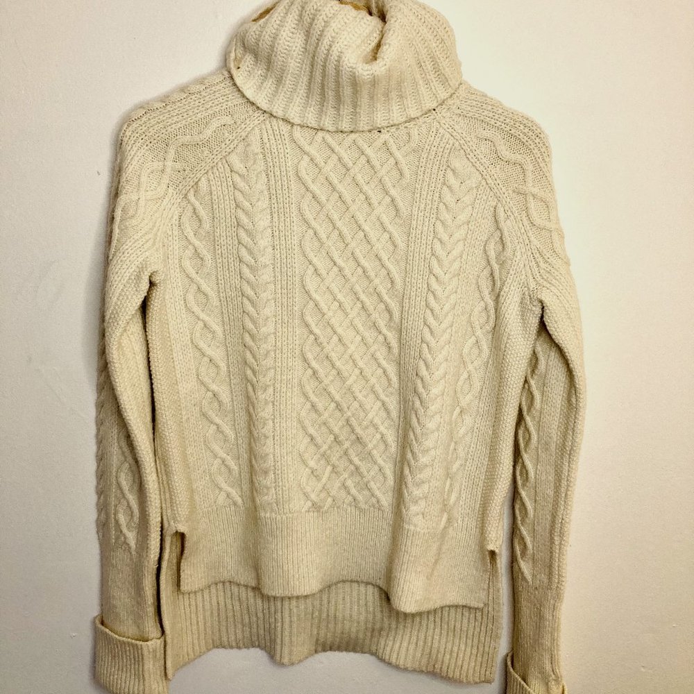 MADEWELL XS Chunky Knit Turtleneck Sweater